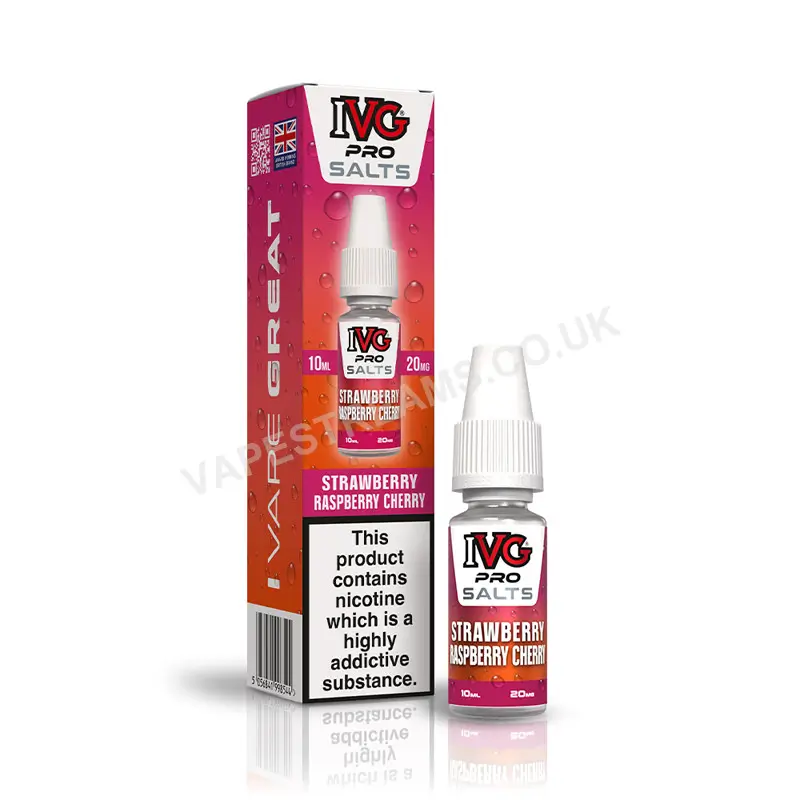 IVG Pro Strawberry Raspberry Cherry Nic Salt E-Liquid