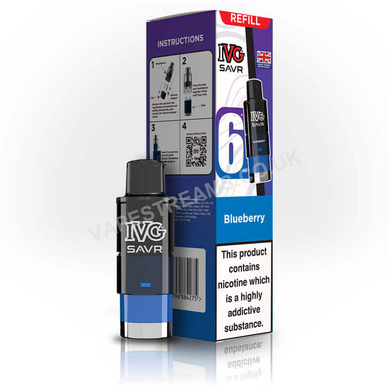 IVG SAVR Blueberry Prefilled Pod