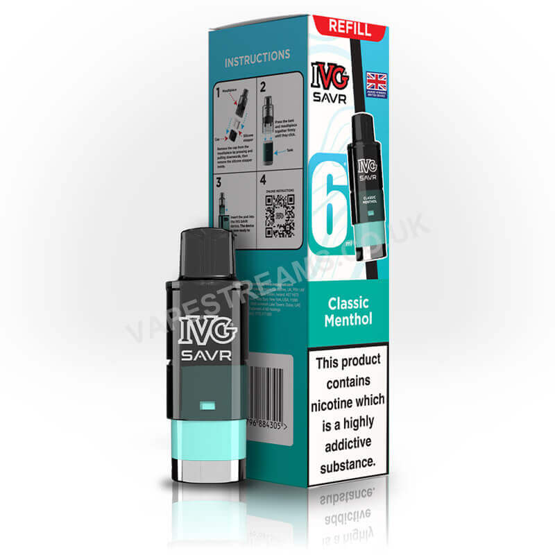 IVG SAVR Classic Menthol Prefilled Pod
