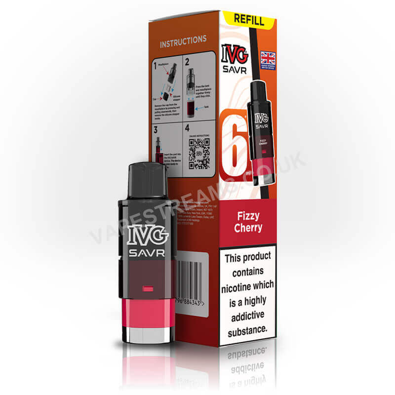 IVG SAVR Fizzy Cherry Prefilled Pod