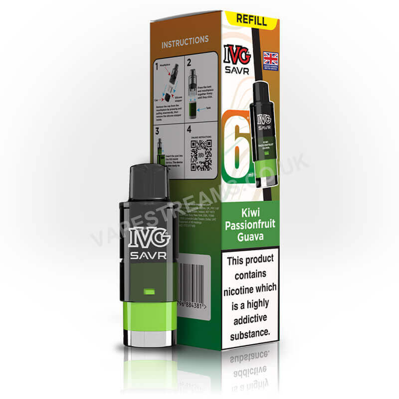 IVG SAVR Kiwi Passionfruit Guava Prefilled Pod