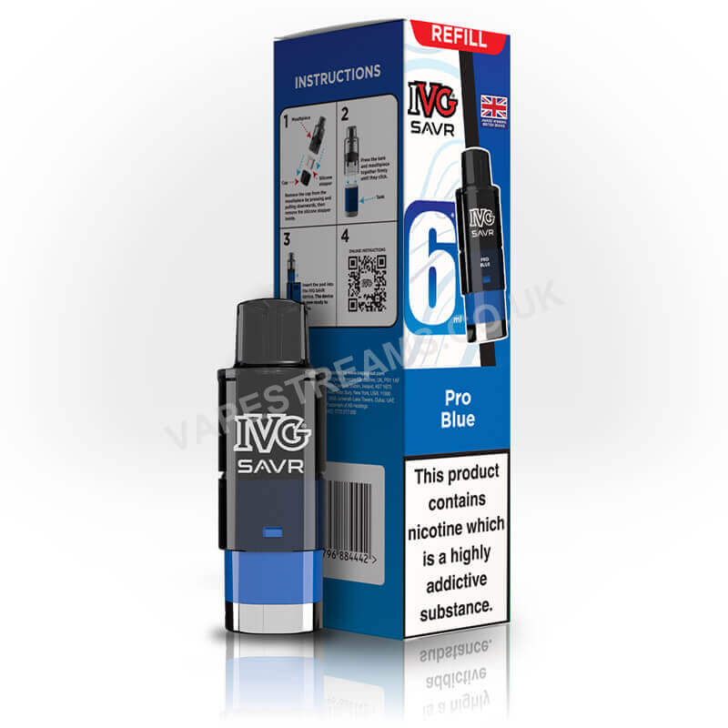 IVG SAVR Pro Blue Prefilled Pod