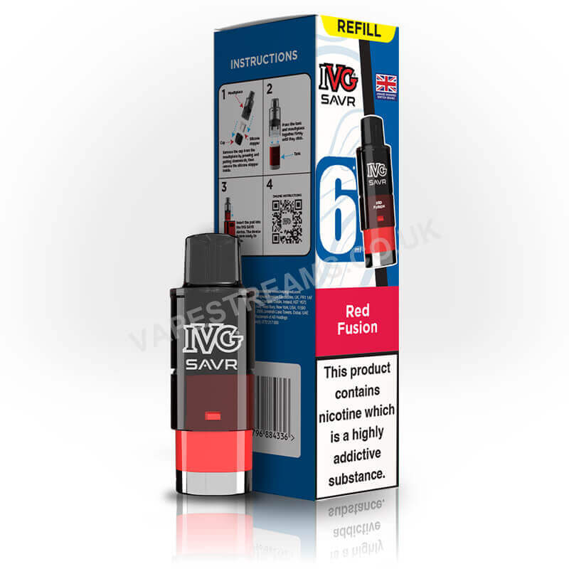 IVG SAVR Red Fusion Prefilled Pod
