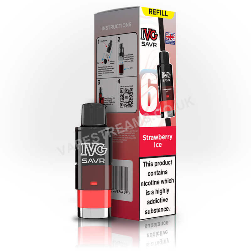 IVG SAVR Strawberry Ice Prefilled Pod