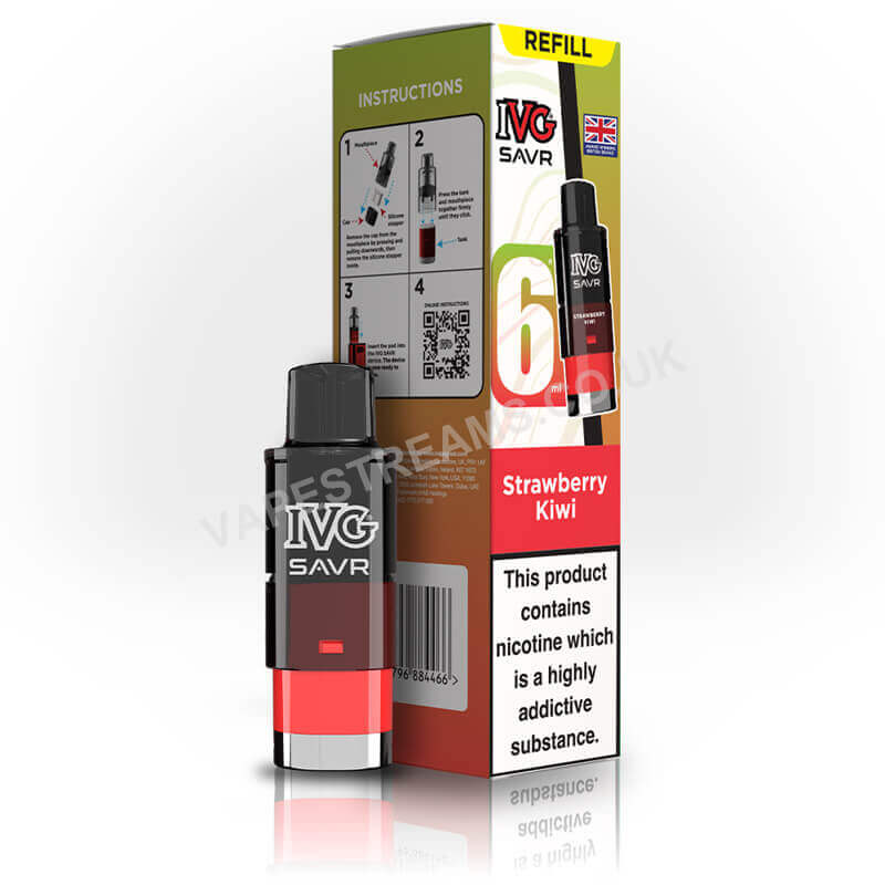 IVG SAVR Strawberry Kiwi Prefilled Pod