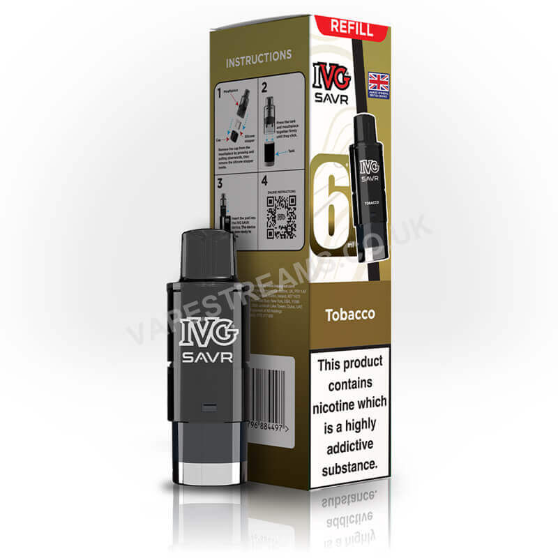 IVG SAVR Tobacco Prefilled Pod
