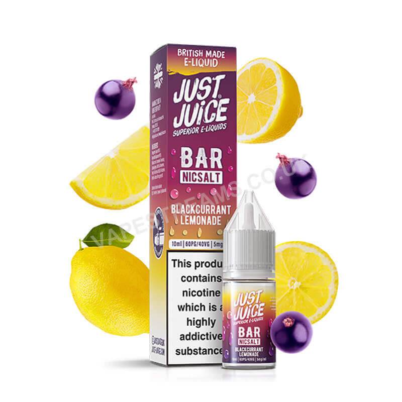 Just Juice Bar Blackcurrant Lemonade Nic Salt E-Liquid