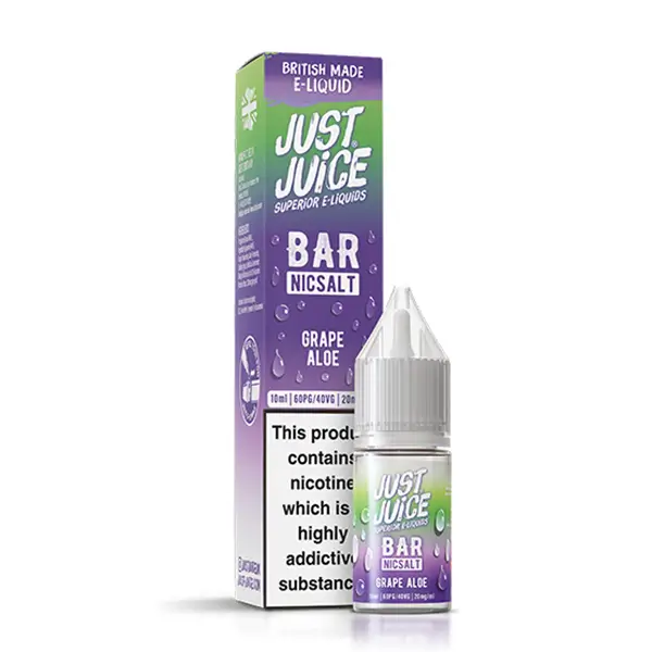 Just Juice Bar Grape Aloe Nic Salt E-Liquid
