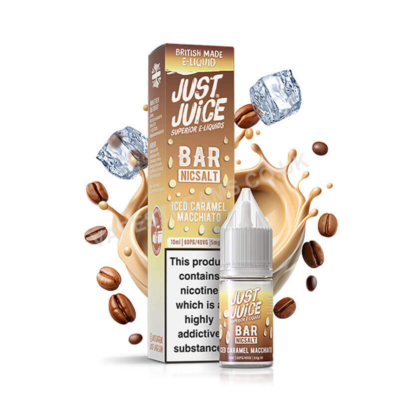 Just Juice Bar Iced Caramel Macchiato Nic Salt E-Liquid