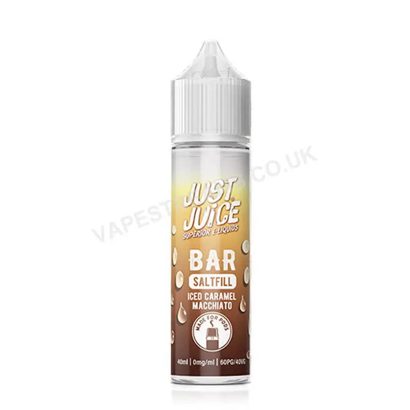 Just Juice Bar Iced Caramel Macchiato Saltfill E-Liquid