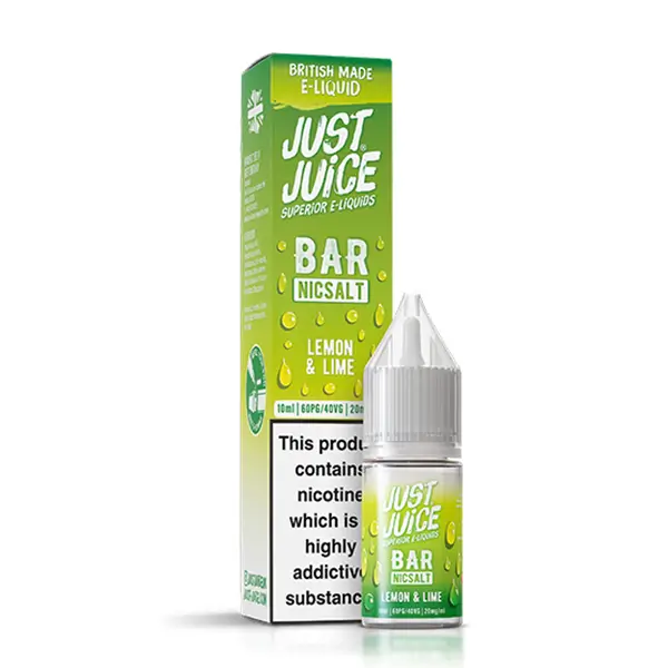 Just Juice Bar Lemon &amp; Lime Nic Salt E-Liquid