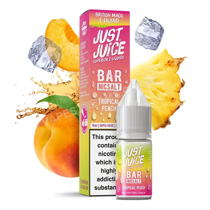 Just Juice Bar Tropical Peach Nic Salt E-Liquid