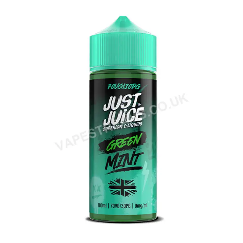 Just Juice Green Mint E-Liquid Shortfill
