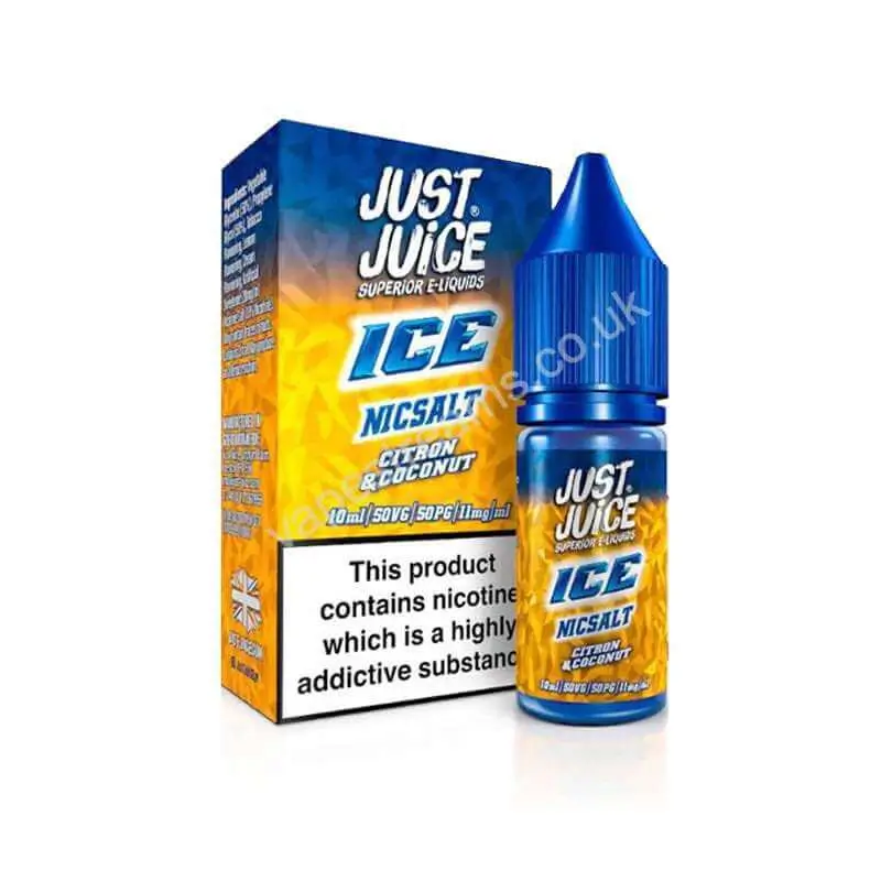 Just Juice Ice Citron &amp; Coconut Nic Salt E-Liquid
