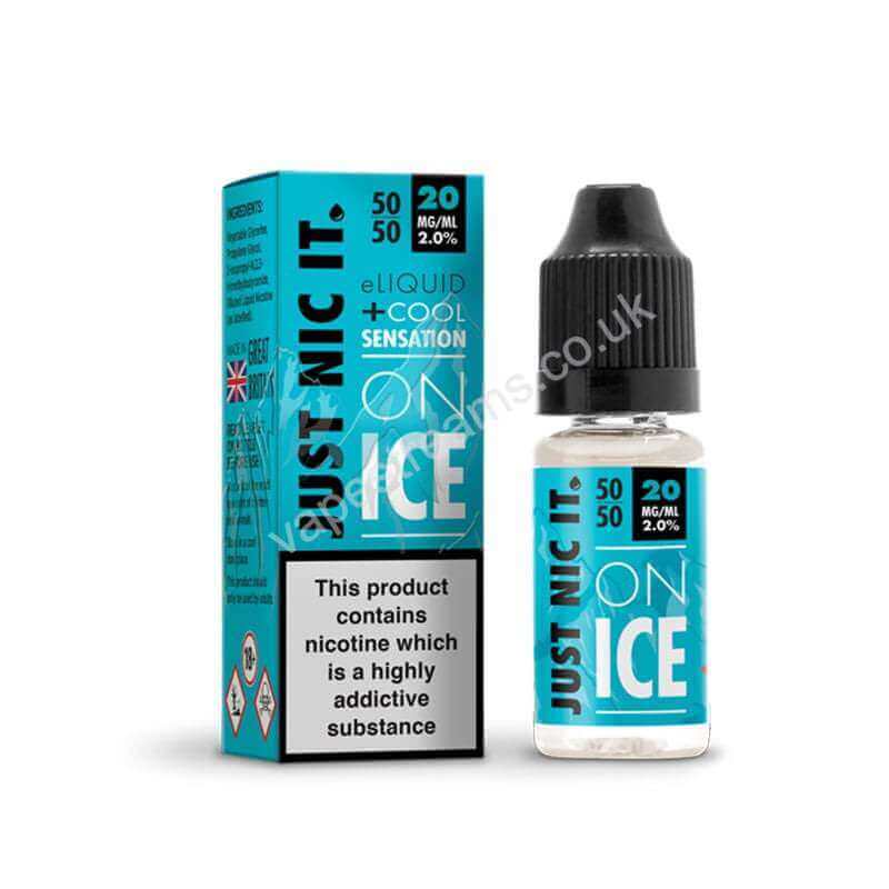 Just Nic It On Ice 50/50 Nicotine Booster Shot