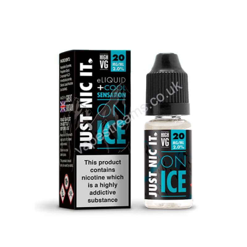 Just Nic It On Ice 80/20 Nicotine Booster Shot