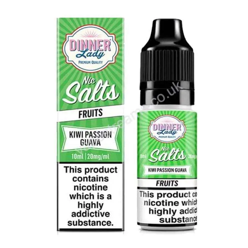 Dinner Lady Kiwi Passion Guava Nic Salt E-Liquid