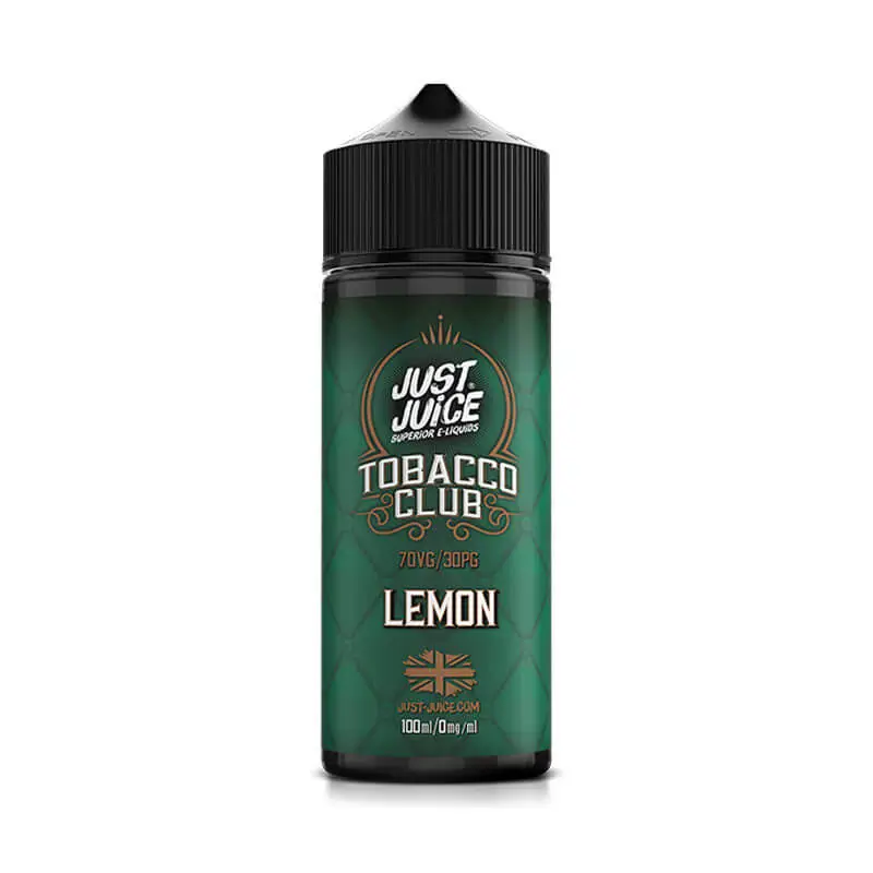 Lemon 100ml E-Liquid Shortfill by Just Juice Tobacco Club
