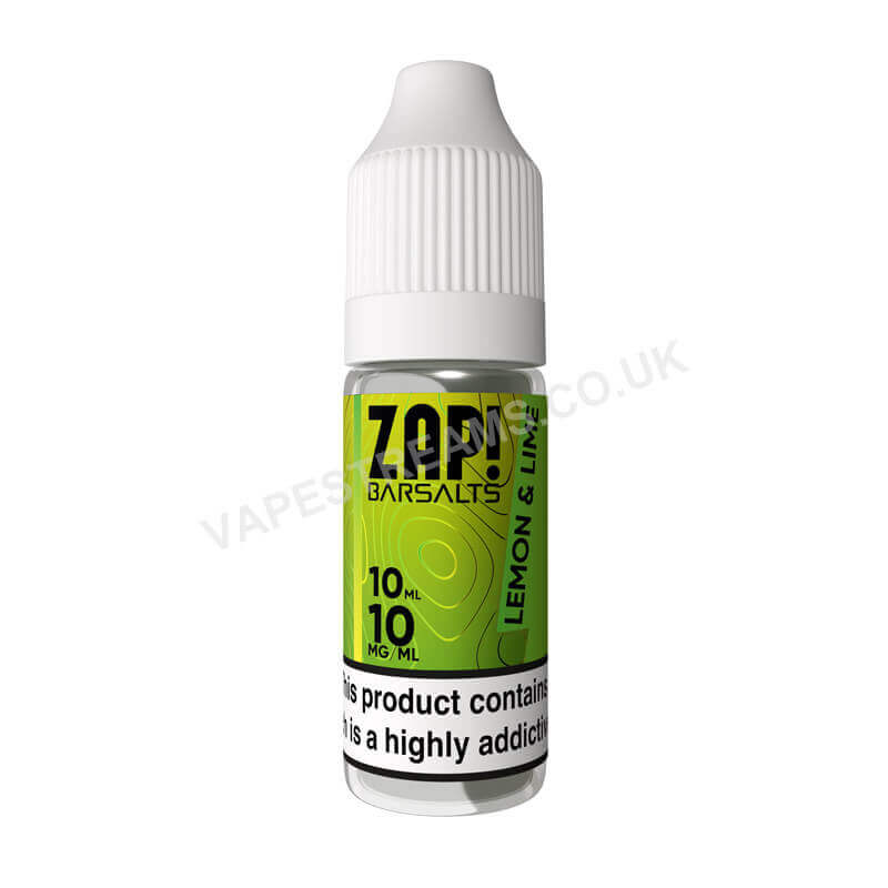 Lemon &amp; Lime Nicotine Salt E-Liquid by ZAP! Bar Salts
