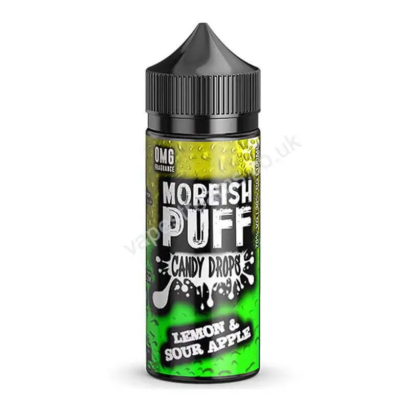 Lemon &amp; Sour Apple by Moreish Puff Candy Drops Short Fill