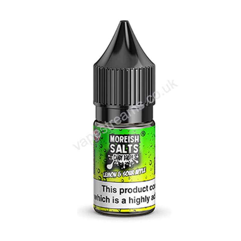 Lemon &amp; Sour Apple Candy Drops Nicotine Salt e-Liquid by Moreish Salts