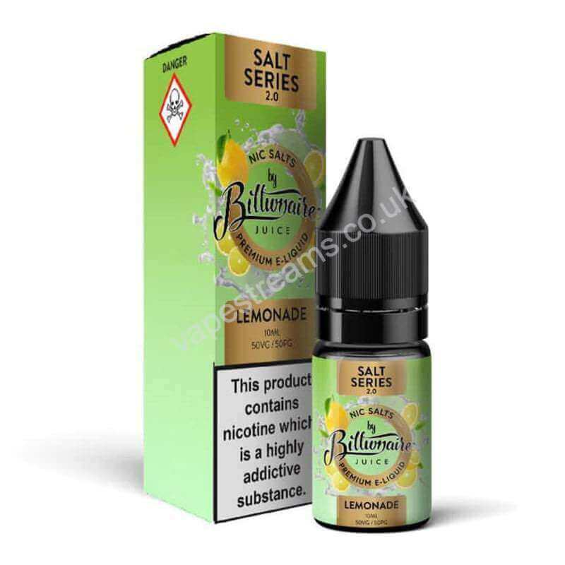 Lemonade Nicotine Salt E-Liquid by Billionaire Juice
