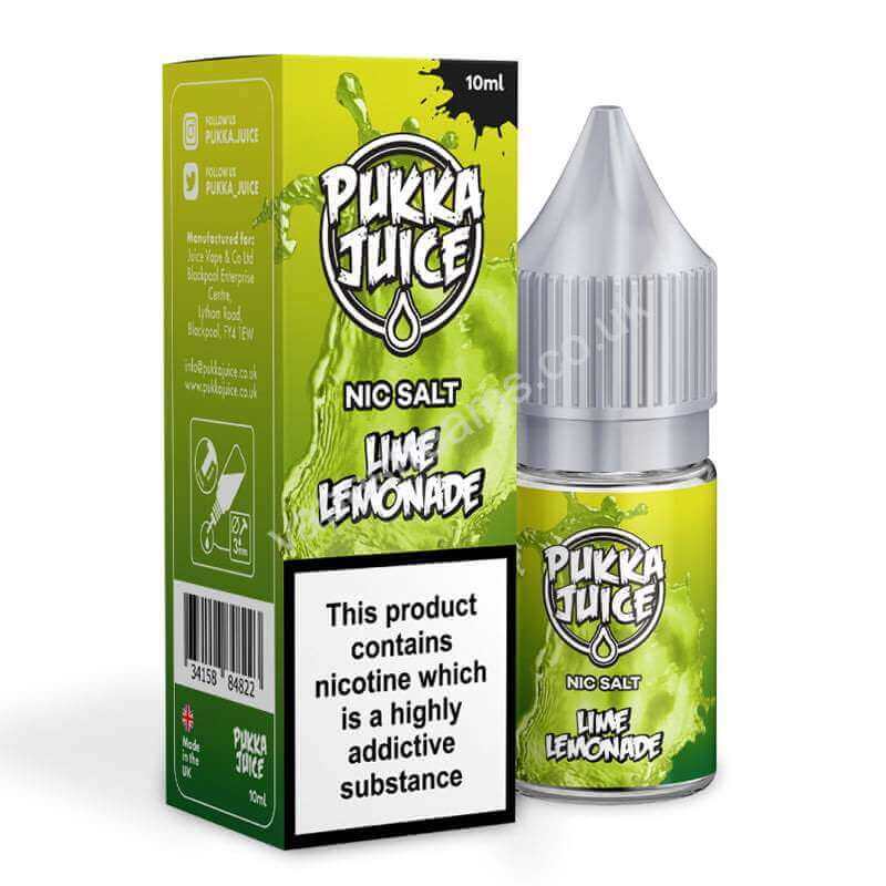 Lime Lemonade by Pukka Juice Nic Salt E-Liquid