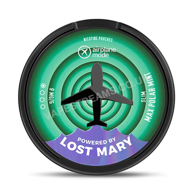 Lost Mary Airplane Mode Max Polar Mint Nicotine Pouch
