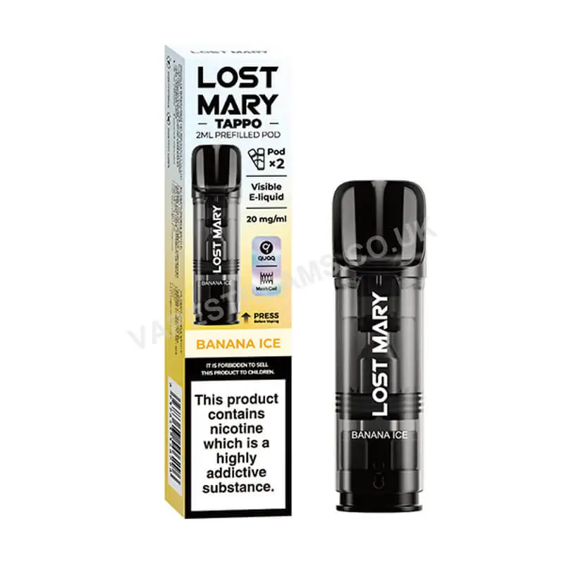 Lost Mary Tappo Banana Ice Prefilled Pods