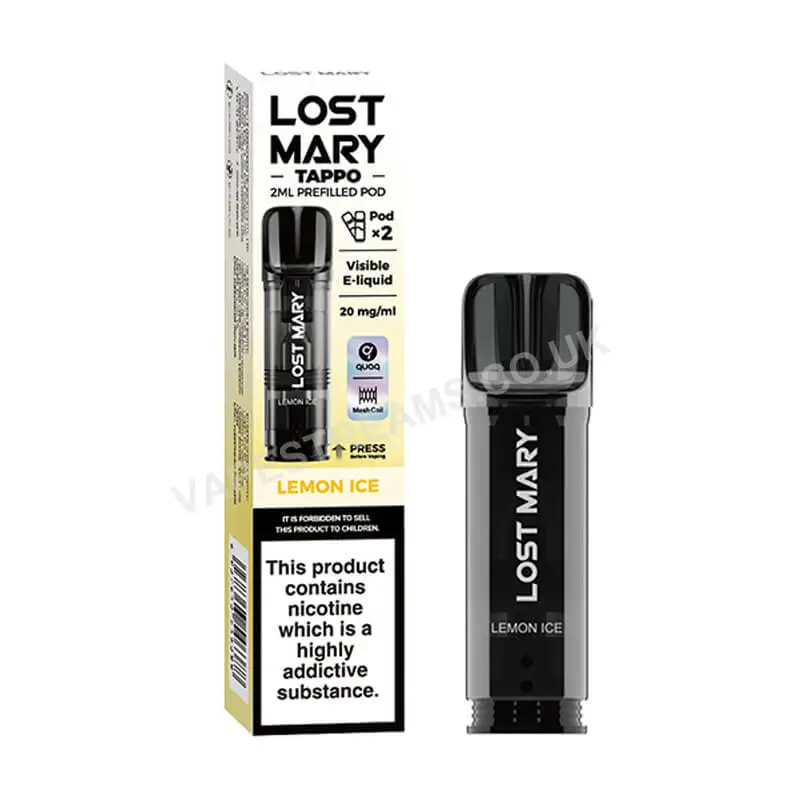 Lost Mary Tappo Lemon Ice Prefilled Pods