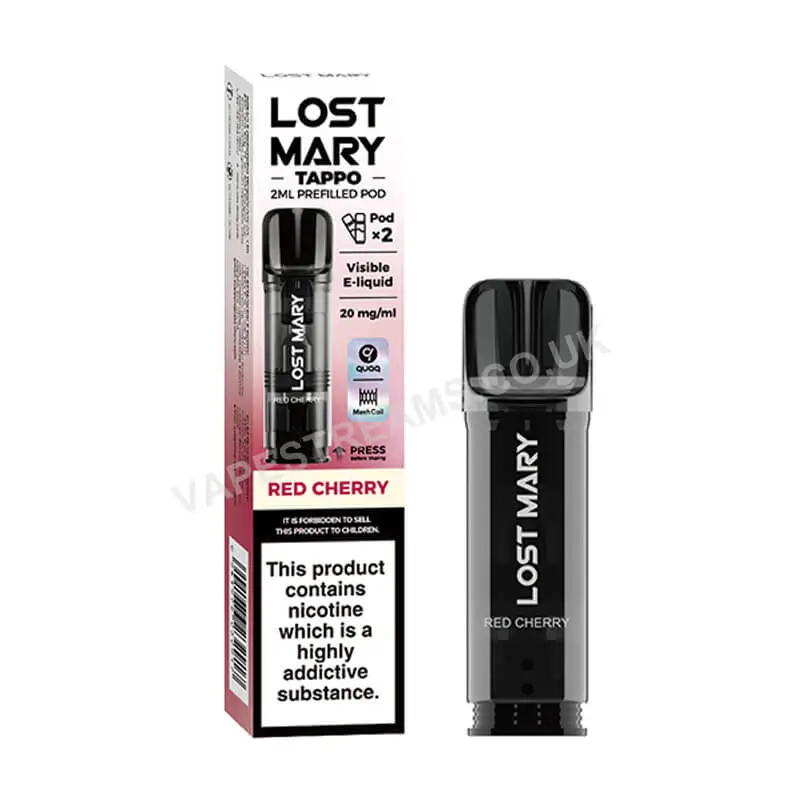 Lost Mary Tappo Red Cherry Prefilled Pods