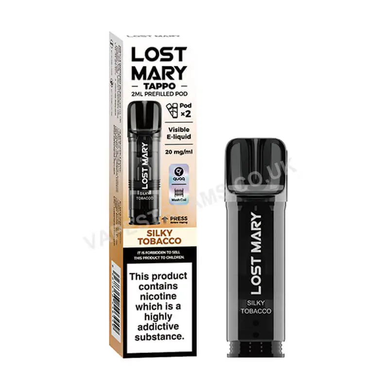 Lost Mary Tappo Silky Tobacco Prefilled Pods