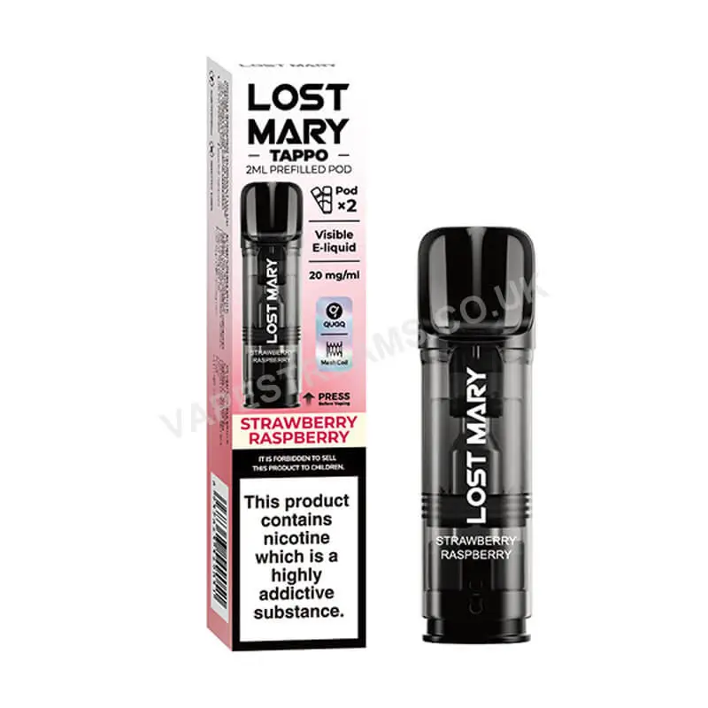 Lost Mary Tappo Strawberry Raspberry Prefilled Pods