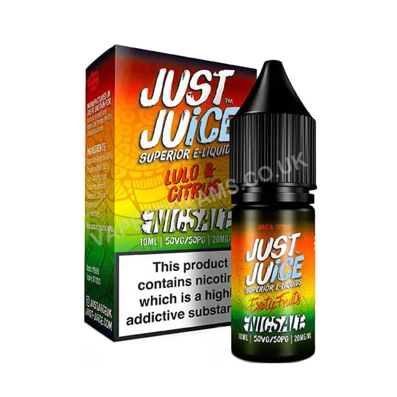 Just Juice Lulo &amp; Citrus On Ice Nic Salt E-Liquid