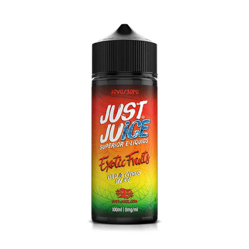 Lulo &amp; Citus on Ice 100ml E-Liquid Shortfill by Just Juice Exotic Fruits