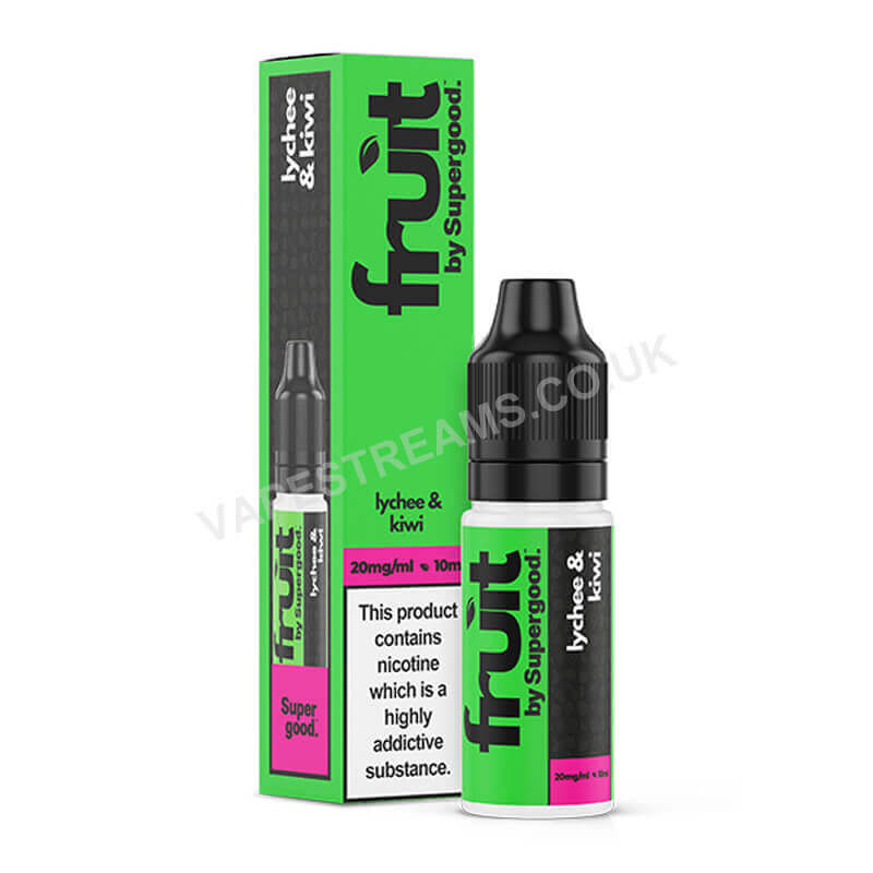 Lychee &amp; Kiwi Nic Salt E-Liquid by Supergood Fruit