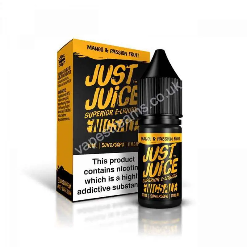 Just Juice Mango &amp; Passion Fruit Nic Salt E-Liquid