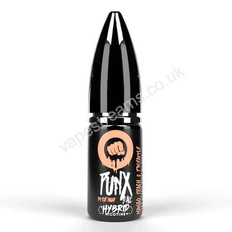 Mango Pineapple &amp; Peach Nic Salt E-Liquid by Riot Squad Punx