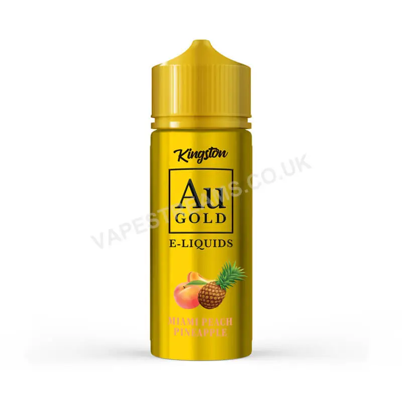 Miami Peach Pineapple E-Liquid Shortfill By Kingston Au Gold