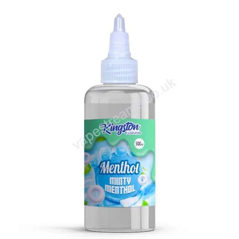 Minty Menthol 500ml E-Liquid Shortfill by Kingston