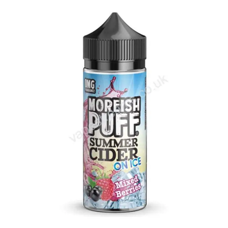 Moreish Puff Mixed Berries Summer Cider On Ice E-Liquid