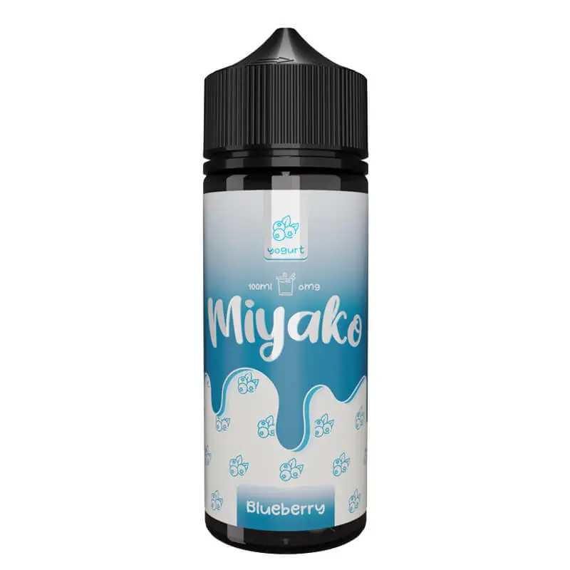 Miyako Blueberry 100ml E-Liquid Shortfill by Wick Liquor Kurimu Yoghurt