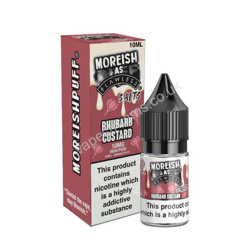 Moreish As Flawless Rhubarb Custard Nic Salt E-Liquid