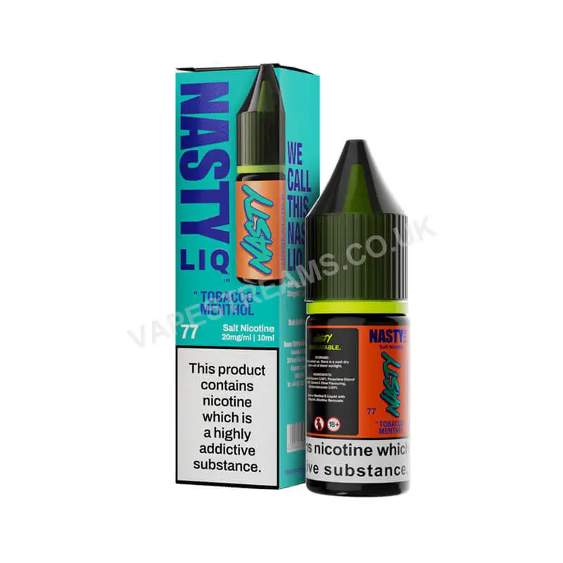Nastyliq Tobacco Menthol Nic Salt E-liquid