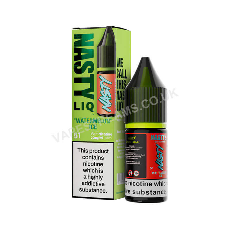 Nastyliq Watermelon Ice Nic Salt E-liquid