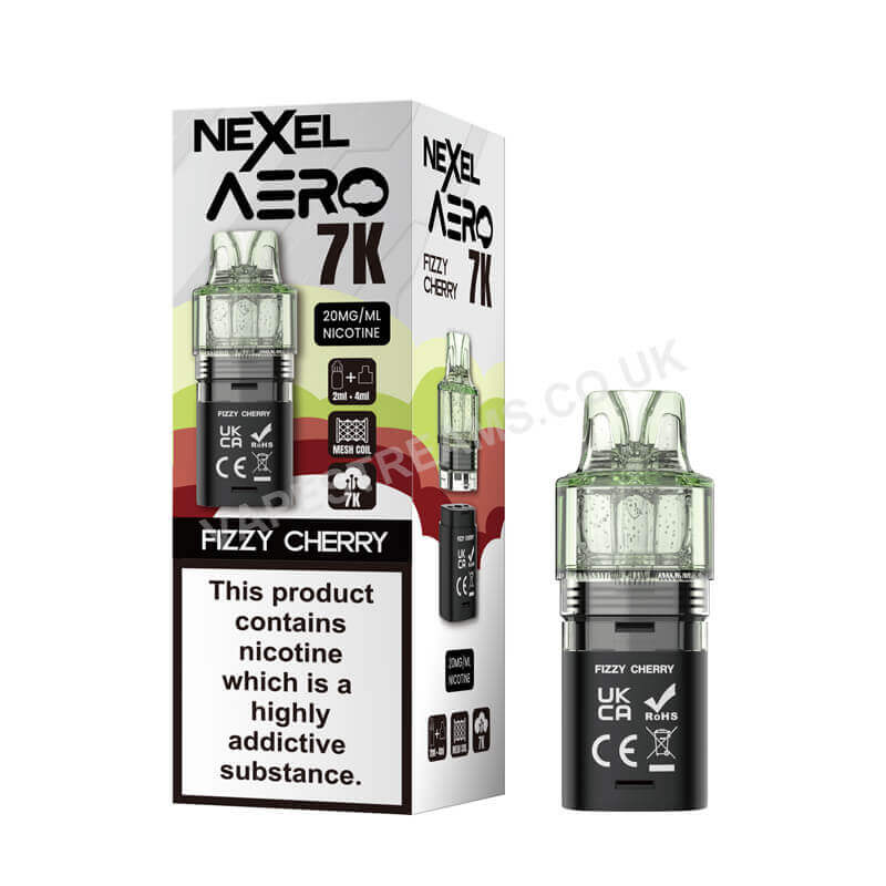 Nexel Aero 7K Fizzy Cherry Pods