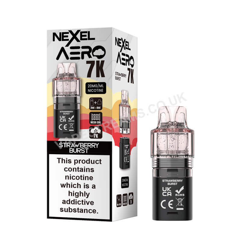 Nexel Aero 7K Strawberry Burst Pods