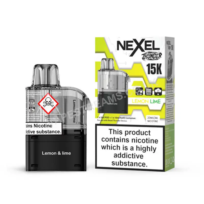 Nexel Thunder 15K Lemon Lime Pods