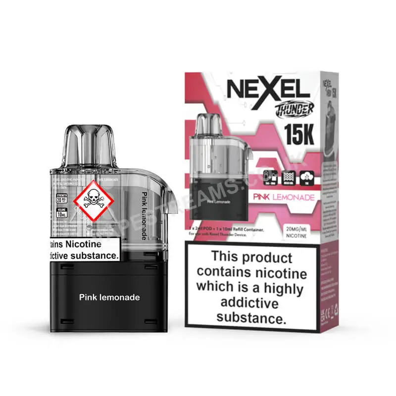 Nexel Thunder 15K Pink Lemonade Pods