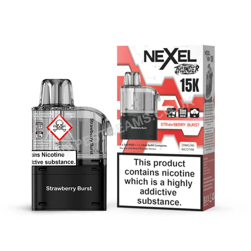 Nexel Thunder 15K Strawberry Burst Pods